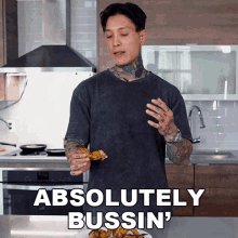 Absolutely Bussin Chris Heria GIF - Absolutely Bussin Chris Heria Very Delicious GIFs