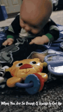 Baby When You Are So Drunk GIF - Baby When You Are So Drunk Trying To Give Up GIFs