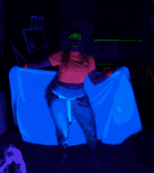 Snugibun Streamer GIF - Snugibun Streamer Glow In The Dark GIFs