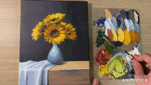 satisfying gifs oddly satisfying acrylic painting on canvas paint correa art