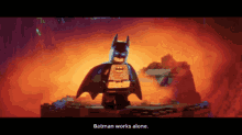 Batman Lego Batman GIF - Batman Lego Batman Batman Works Alone GIFs
