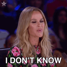 I Dont Know Amanda Holden GIF - I Dont Know Amanda Holden Britains Got Talent GIFs