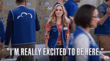 Nbc Superstore GIF - Nbc Superstore Really Excited To Be Here GIFs