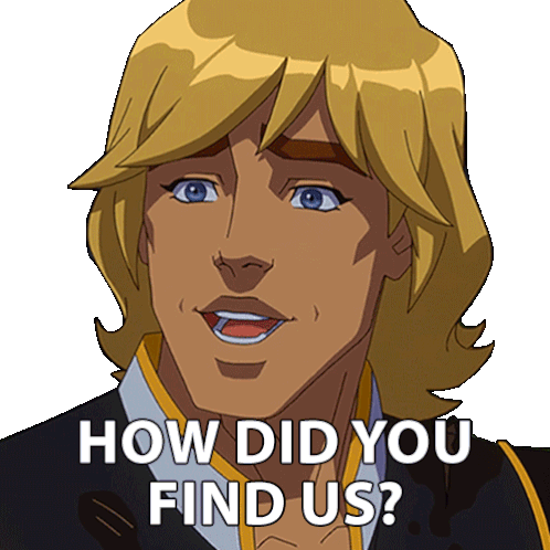 How Did You Find Us Prince Adam Sticker - How Did You Find Us Prince Adam Masters Of The Universe Revolution Stickers