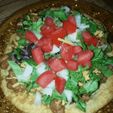 navajo taco delicious yummy appetizing food