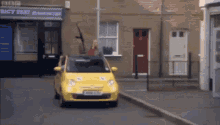 Harry Gun Firing GIF - Harry Gun Firing Yellow Car GIFs