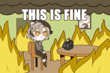 This Is Fine Senolive GIF - This Is Fine Senolive Lady Mag GIFs