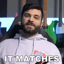 It Matches Andrew Baena GIF - It Matches Andrew Baena It Complements GIFs