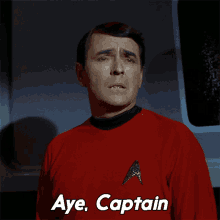 Aye Captain Montgomery Scott GIF - Aye Captain Montgomery Scott Star Trek GIFs