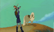 Father And Daughter On My Father'S Wings GIF - Father And Daughter On My Father'S Wings Kayley Quest For Camelot GIFs