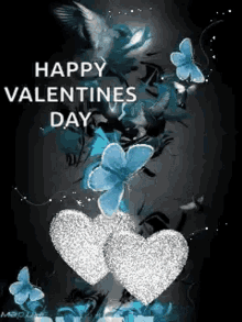 Happy Valentines Day Hearts GIF - Happy Valentines Day Hearts Sparkles GIFs