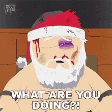 What Are You Doing Santa Claus GIF - What Are You Doing Santa Claus South Park GIFs