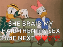 Couch Donald Duck GIF - Couch Donald Duck Date GIFs