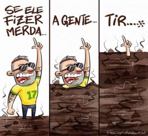 Charge em homenagem aos resultados positivos da campanha de