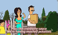 Lynn - Cranberry Sauce Song GIF - Cranberry Sauce Bobs Burgers Mashed Potatoes GIFs