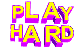 Play Hard Go Hard Sticker - Play Hard Go Hard Stickers