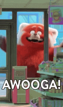 Awooga Turning Red GIF - Awooga Turning Red Teenager Crush GIFs