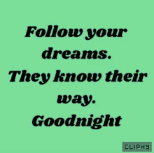 good dreams