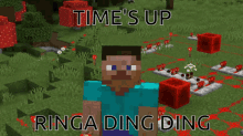 Times Up Time Up GIF - Times Up Time Up Minecraft GIFs