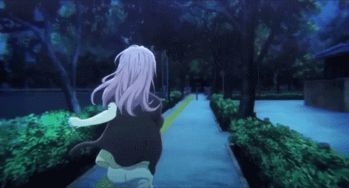 running away scared anime