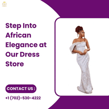 Step Into African Elegance At Our Dress Store GIF