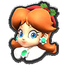 Daisy Holiday Cheer Princess Daisy Sticker - Daisy Holiday Cheer Princess Daisy Holiday Cheer Stickers