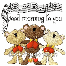 Good Morning Bear GIF - Good Morning Bear Sing GIFs