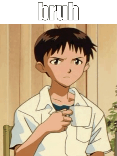 Shinji Bruh Gif Shinji Bruh Bruh Meme Discover Share Gifs