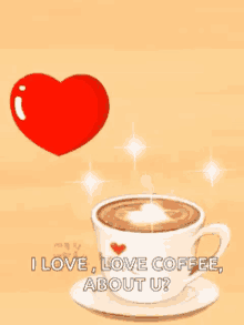 coffee love heart i love coffee about you
