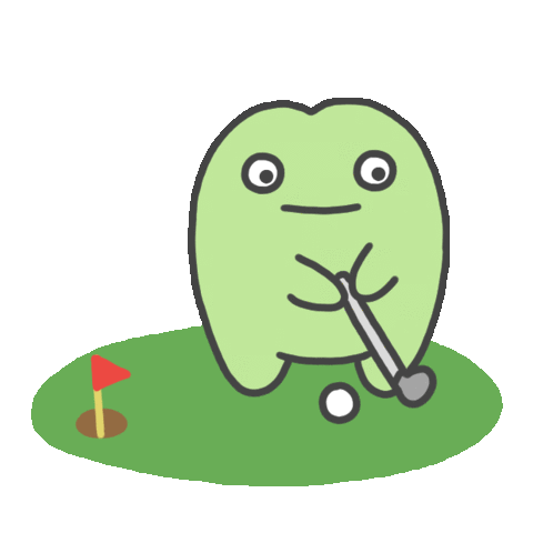 Golfer Hole In Sticker - Golfer Hole In Man Golfing Stickers