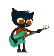 Nitw Cat GIF - Nitw Cat Guitar Playing GIFs