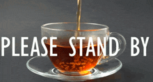 Please Stand By Sambience GIF - Please Stand By Sambience Tea GIFs