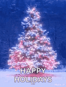 Happyholidays Christmastree GIF - Happyholidays Christmastree Spin GIFs