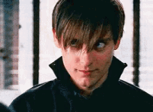 Tobey Maguire Hair Flip GIF - Tobey Maguire Hair Flip Emo GIFs