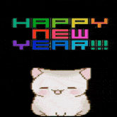Happy New Year Cat GIF - Happy New Year Cat Cat Bow GIFs