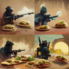 Taco Sniper Sniper GIF - Taco Sniper Sniper Tacos Sniper GIFs