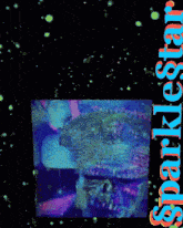 a purple and blue image with the words sparkle star on the bottom