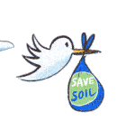 Save Soil Sticker - Save Soil Stickers