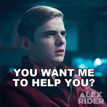 You Want Me To Help You Alex Rider GIF - You Want Me To Help You Alex Rider What Can I Do For You GIFs