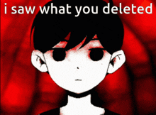 Omori Omori Red Space GIF - Omori Omori Red Space I Saw What You Deleted GIFs