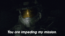 You Are Impeding My Mission Move Master Chief GIF - You Are Impeding My Mission Move Master Chief Halo GIFs