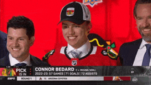 Connor Bedard Blackhawks GIF - Connor Bedard Blackhawks Nhl Draft GIFs