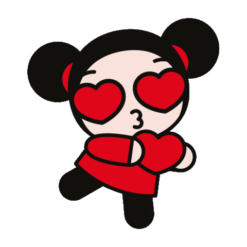 Pucca Kiss Sticker - Pucca Kiss Stickers