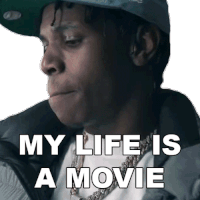 My Life Is A Movie Julius Dubose Sticker - My Life Is A Movie Julius Dubose A Boogie Wit Da Hoodie Stickers