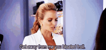 Back Up GIF - Get Away Ugly Betty Bloated GIFs