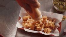 Sonic Drive In Totchos GIF - Sonic Drive In Totchos Baja Sauce GIFs