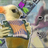 Bird Accordion GIF - Bird Accordion Bird Up GIFs