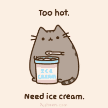 toohot hot hotness icecream need