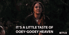 Its A Little Taste Of Ooey Gooey Heaven Tia Mowry GIF - Its A Little Taste Of Ooey Gooey Heaven Tia Mowry Cocoa Mckellan GIFs