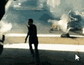 Barricade Chases Sam Transformers GIF - Barricade Chases Sam Transformers GIFs